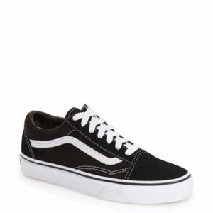Vans 'old skool' skate sneaker shoes size 1